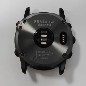 Без заден капак на батерията е Подходяща за GARMIN Fenix 6X Pro Solar Black Cover Подмяна на части от корпуса за Ремонт