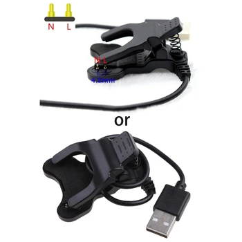 за зарядно устройство за смарт часа Универсален USB кабел за зареждане с 3-пинов клип 3/4 /7 мм, за TW64