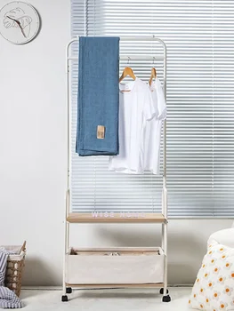 Модерна просто закачалка за дрехи, многофункционално закачалка, мобилни и лесно подови закачалка