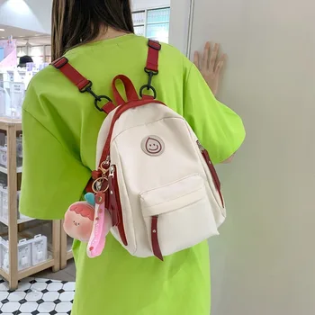 Жена раница Harajuku, холщовые ученически чанти за лаптоп, за момичета, Kawaii, за да се прехвърлят в колеж, Детска чанта за книги