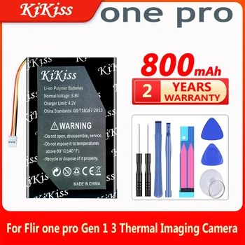 Капацитет на батерията KiKiss 800 mah за тепловизионной камери Flir one pro Gen 1 3