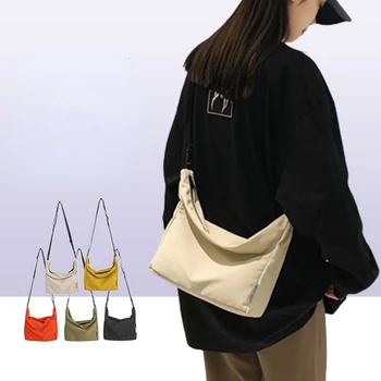 Нова найлонова чанта на едно рамо Дамски чанта на Едро Модерен Случайни раница-месинджър За мъже, Модни Страхотна Ежедневна чанта-месинджър