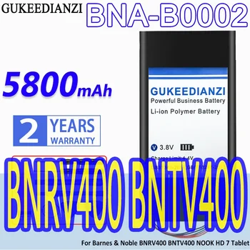 Батерия GUKEEDIANZI Висок Капацитет BNA-B0002 5800mAh За Таблета на Barnes & Noble BNRV400 BNTV400 NOOK HD 7 BNA B0002