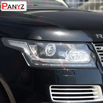 2 бр. За Range Rover Vogue L405 2013-2020 Възстановяване защитно фолио за автомобилни фарове Прозрачен черен защитен калъф от TPU
