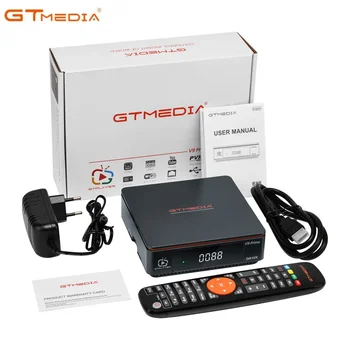 GTMEDIA V9 Prime телеприставка 1080P HD Сателитен приемник споразумение за свободна търговия Поддръжка за DVB-S/S2/S2X Декодер H. 265 Bulit-in 2,4 G WiFi CA Карта