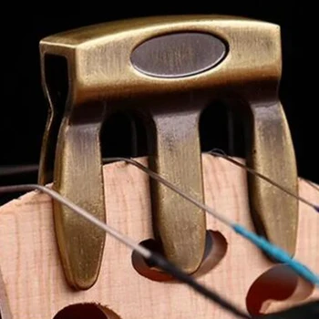 1 бр. Цигулка без звук, За начинаещи, Начало преносим Троен струнен Музикален инструмент За правенето на Професионални аксесоари за цигулка без звук