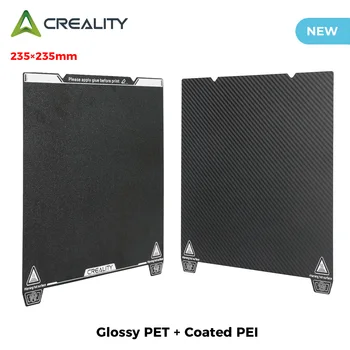 Оригинален комплект за двустранна печатна платформа Creality от лъскава PET/PEO + Матово ПЭИ за FDM 235 × 235 mm, лесно демонтируемый, Много плосък