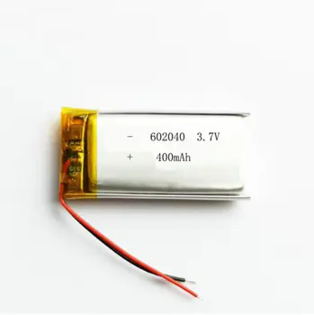 3,7 На 350 ма 602040 Литиево-полимерно-йонна батерия захранване за на камера Електрически играчки DVD MP3 Смарт часовници За зареждане на Treasure Power