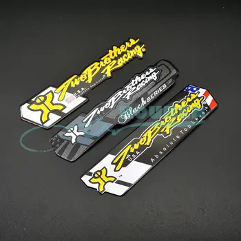 Етикети ауспуха на мотоциклета Moto 3D Топлоустойчива етикети на ауспуси за Yamaha Honda Two Brothers Racing Модифицирани детайли