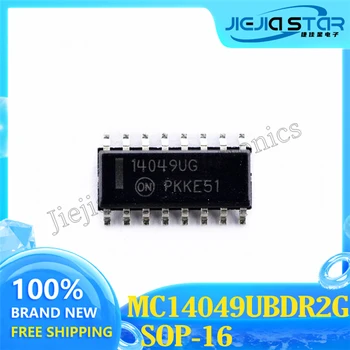 На чип за подкрепа на напрежение IC СОП-16, 100% чисто Нова, Оригинална технология за съхранение на електроника, 14049UG, MC14049UBDR2G, 5-40 бр., Безплатна доставка