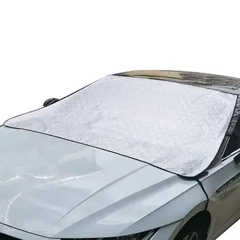 Покриване на предното стъкло Снежна покривка автомобила покритие на предното стъкло на превозното средство за Защита от сняг Блокиращите лед Защита на предното стъкло Автоаксесоари