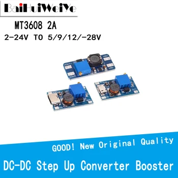 MT3608 DC-DC в повишаващ преобразувател Booster Модул захранване Boost Повышающая такса Изход TYPE-C/ Micro USB 2A 28V Max