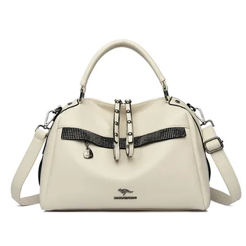 Луксозни портфейли и чанти от качествена кожа, кожена чанта през рамо, луксозна дизайнерска чанта-месинджър през рамо, елегантна чанта-тоут за жени