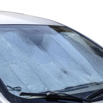 Сенника на предното стъкло на превозното средство Сгъваема сенника с защита от uv лъчи, Отразяваща козирка с защита от uv лъчи, лесен монтаж, практичен Салон на автомобила