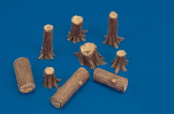 Нов комплект модели от съвременните стволовете на дървета 1/35 в разглобено формата на Фигурка от смола Неокрашенная