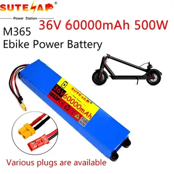 36V Акумулатор 60Ah 18650 литиево-йонна акумулаторна батерия 10S3P 60000mah 500W същия порт 42V Електрически Скутер M365 ebike Power Battery с BMS