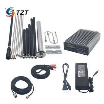TZT CZE-15B 0,3-15 W Регулируема Стерео FM Трансмитер С Управление От PC Безжично Радио + захранващ Адаптер + Антена