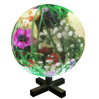 Led дисплей сферична форма, с софтуерен модул за индивидуална форма.