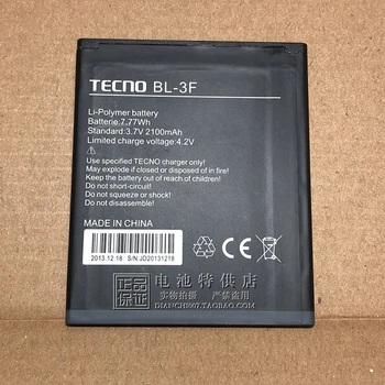 За телефонна панел TECno battery BL-3F капацитет 7,77 Wh 2100 mah