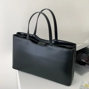 Чанта Модна Ниша 2024 Ръчна Чанта Жена на път за Работа Голям Голям Дамска чанта-тоут