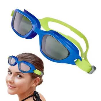 Очила За плуване Очила за възрастни жени за плуване Широкоъгълен дизайн на 3D-издънка на 180 градуса Осигурява стегнато за