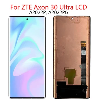 За ZTE Axon 30 Ultra 5G Подмяна на екрана LCD дисплей Pantalla Tela Afficheur Екран, Тъчпад В събирането на A2022P LCD