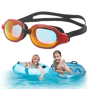 Защитни очила без замъгляване за басейна на Защитни очила за плувния басейн с защита срещу замъгляване, без течове, с ясна визия за мъже, жени, възрастни, юноши