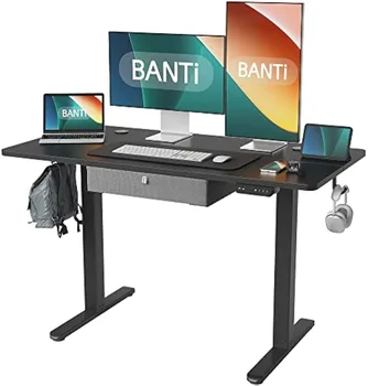 Работно бюро 48BK, 48 см, черна, офис игрална маса escritorios oficina de
