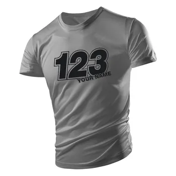 Лятна мода 2023 г., уличен стил, O-образна яка, Свободна удобна, дишаща тениска с къс ръкав, 2d буквално принт, бързосъхнеща