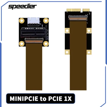 Дънна платка кабел-адаптер mini pcie PCIE1X карта-удължителен кабел адаптер pci-e кабел-адаптер 10 см на 30 см