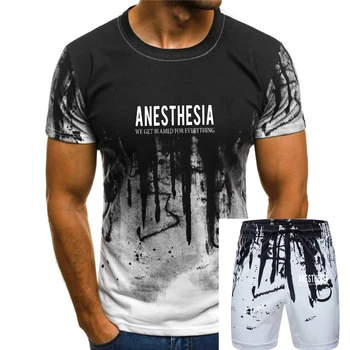 Настройка на Anesthesia Виновна Мъжка тениска Дамска Класическа Мъжка тениска Sunlight Голям размер 3xl 4xl 5xl Облекло в стил хип-хоп