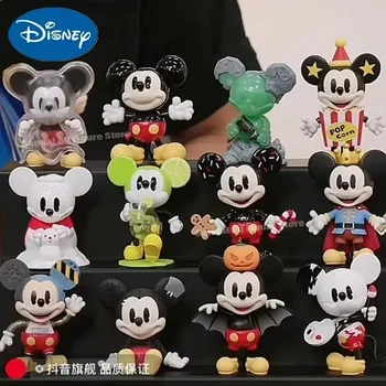 Истински Disney Mickey Mouse Blind Box Любопитна Безгранична Серия Mysterious Surprise Box Фигурка Pvc 100-годишнината на Кукли, Играчки