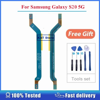 За Samsung Galaxy S20 5G SM-G980 Сигнална антена Свързване на дънната платка към порт за зареждане Гъвкав кабел Подмяна на резервни части