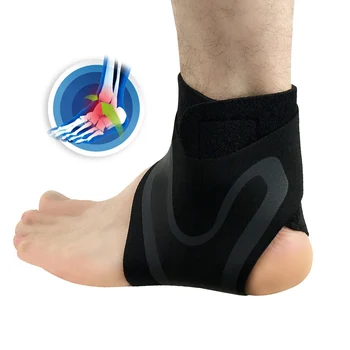 Ръкав за левия / десния крак, чорапи за подкрепа на глезените, Компресиране защита от навяхвания, Защитно фолио за петата B99