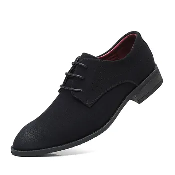 Най-новите мъжки модел обувки-oxfords Юнеца, мъжки дишаща официалната булчински обувки, Мъжки обувки Leaher, Луксозни мъжки обувки km90