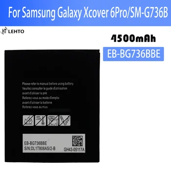 100% батерия с висок капацитет EB-BG736BBE 4500 mah За Samsung Galaxy Xcover 6 Pro SM-G736B Смяна на Телефона С инструменти