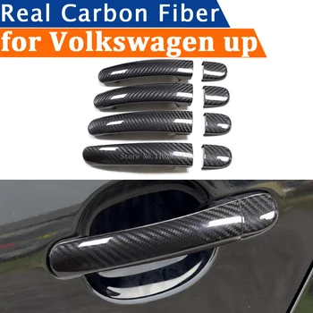 За Volkswagen Up 2015 автоаксесоари от настоящето въглеродни влакна, аксесоари за врати писалка, етикет на дограма, външна декорация, Бодикит