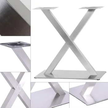 Масата крака от неръждаема стомана Основата на бюрото Основата на масата във форма на буквата 