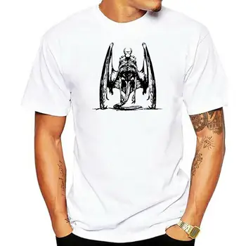 в памучна тениска топ марката Nighthaunts H. P. Lovecraft Eldritch Horror мъже (на разположение женски) тениска в бял цвят
