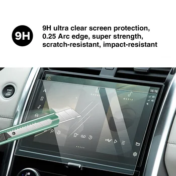 За Land Rover Defender 90 и 110 2022 година на издаване 11,4-инчов сензорен екран, GPS навигация, Защитно фолио за дисплей от закалено стъкло