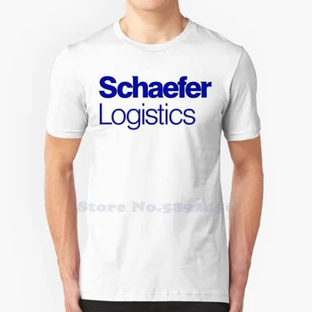 Ежедневни градинска облекло Schaefer Логистика, тениска с графичен лого, тениска от 100% памук