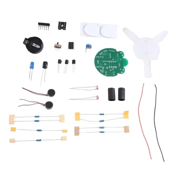 Светлочувствителен комплект за запояване на мобилен робот Светулка Tail Дишане Light Забавни Модулът за печатни платки за електронно производство на Трайни