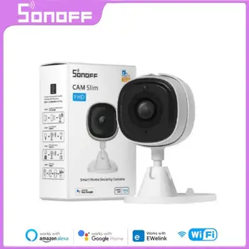 SONOFF CAM Slim Wi-Fi Smart Security Camera 1080P Двупосочна Аудио Наблюдение Автоматично Следене на Бебето Пет Monitor Работа С Алекса
