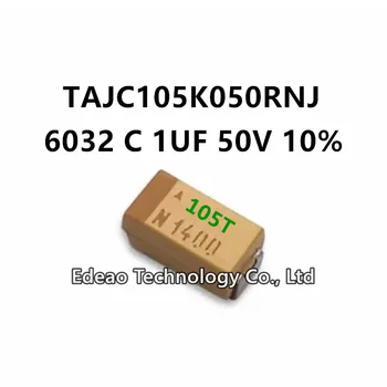 10 бр./ЛОТ НОВ C-Тип 6032/2312 C 1 ICF 50 ±10% Маркировка: 105 Т TAJC105K050RNJ SMD кондензатор Танталовый