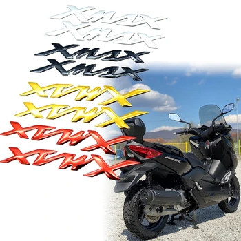 2 ЕЛЕМЕНТА 3D Емблема на мотоциклет ЛОГОТО на Иконата Хромирани стикер Стикери Стикери за YMAHA Xmax 125 250 300 400 X Max 300 Аксесоари