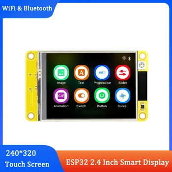 2,4-инчов 240 * 320 Интелигентен дисплей Tft LCD Модул Двуядрен процесор Esp32 Arduino Lvgl Wifi и Bluetooth Такса развитие