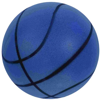 Надуваем баскетбол Безшумен баскетбол Тъпо подскачащи топката Забавен надуваема топка за тихи баскетбол на закрито