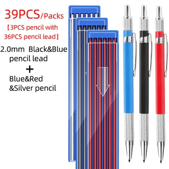 2.0 мм автоматично заменяеми молив, мултифункционален инженеринг молив за рисуване и презареждане