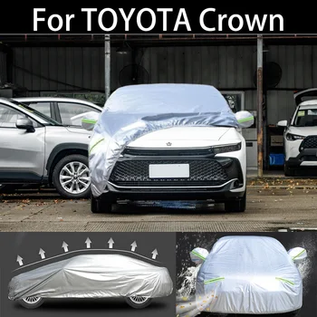 За автомобил TOYOTA Crown, Прахоустойчив, външен, вътрешен, устойчив на uv радиация, сняг, защита от слънце, дъжд, водоустойчив калъф от градушка за кола