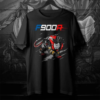 Класическа тениска за немски мотоциклет F900R Panther Inspiration, нова лятна ежедневната мъжка тениска от 100% памук кръгло деколте и къс ръкав